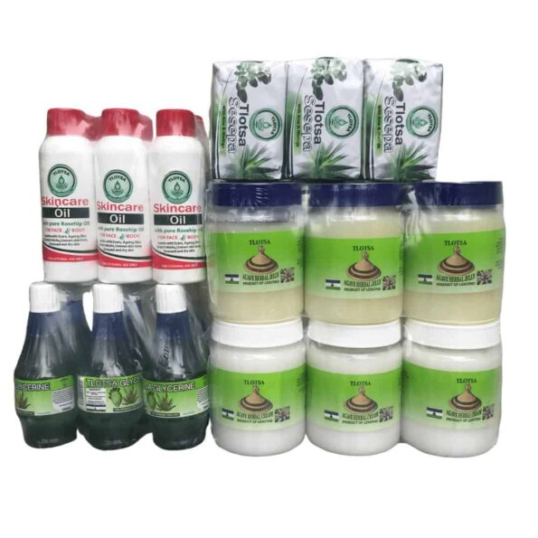 Tlotsa Bulk Combo with 100g moringa soap and skincare oil